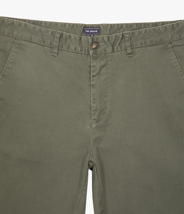 Pantalón Hombre Algodón Lyocell Chino Verde