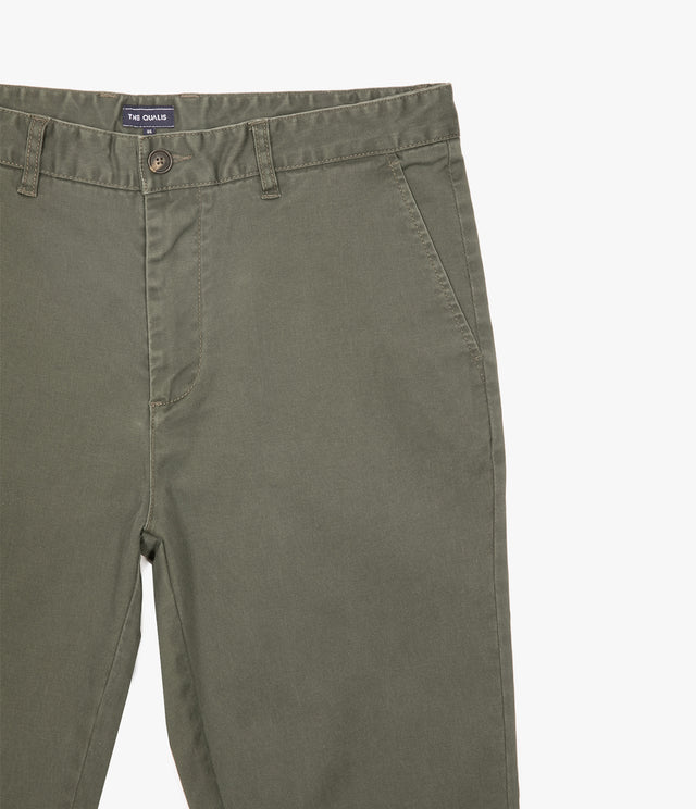 Pantalón Hombre Algodón Lyocell Chino Verde