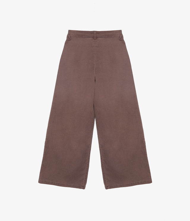 Pantalón Mujer Sastrero Lyocell Alana Café Malva