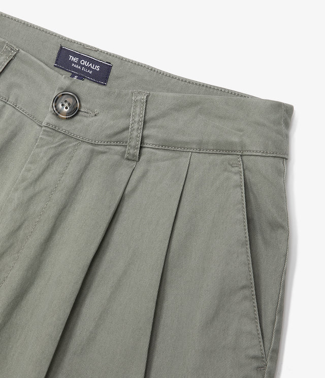 Pantalón Mujer Sastrero Lyocell Alana Verde Salvia