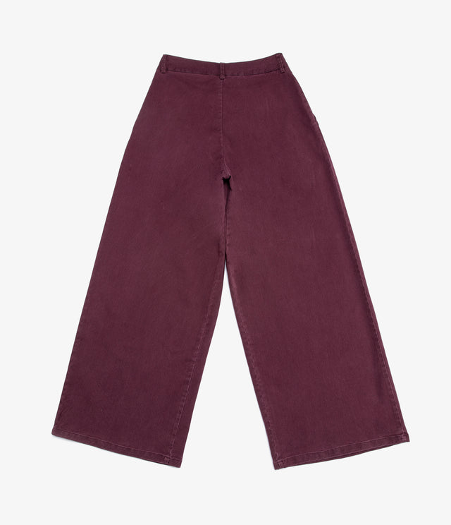 Pantalón Mujer Alana Burdeo