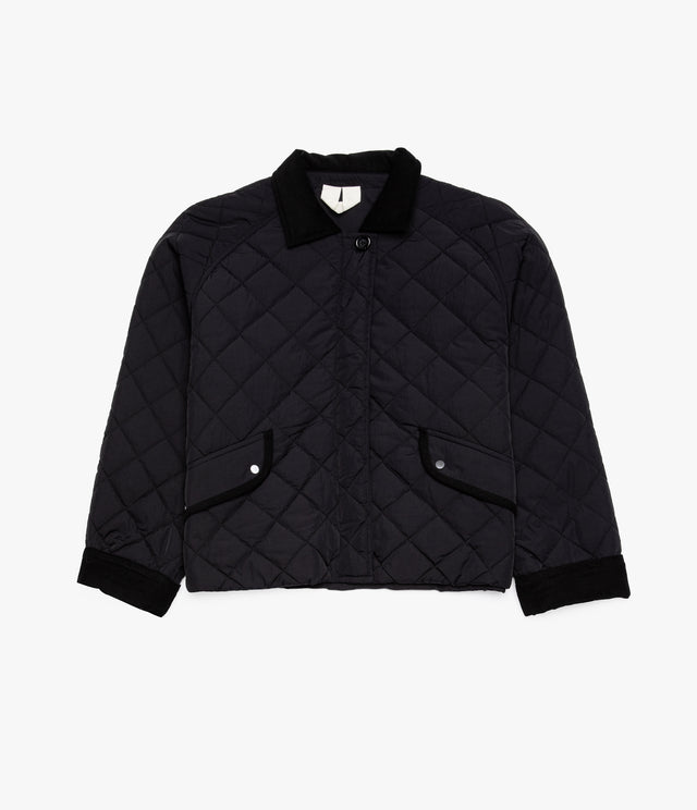 Parka Mujer Quilt Vintage Negro
