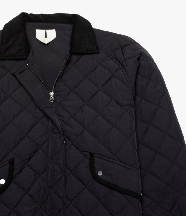 Parka Mujer Quilt Vintage Negro