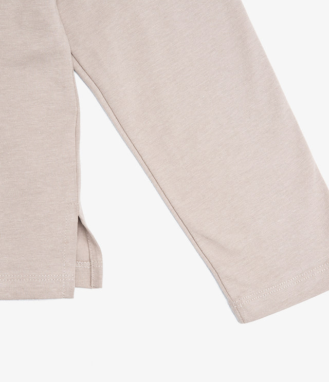 Polera Mujer 100% Algodón Pampa Beige