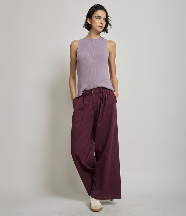 Pantalón Mujer Alana Burdeo