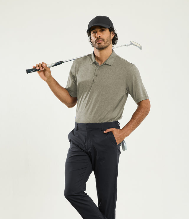 Polera Hombre Polo Piqué Dry-Fit Drive Verde