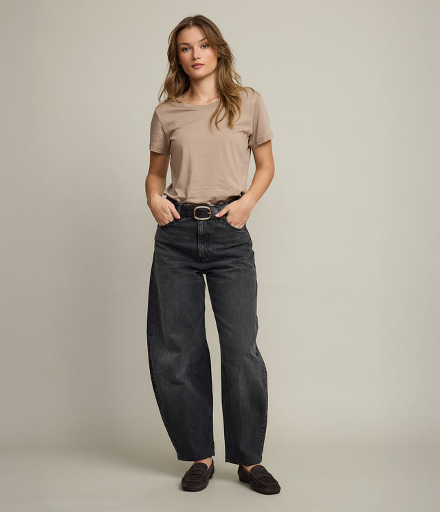 Polera Mujer 100% Algodón Adal Café