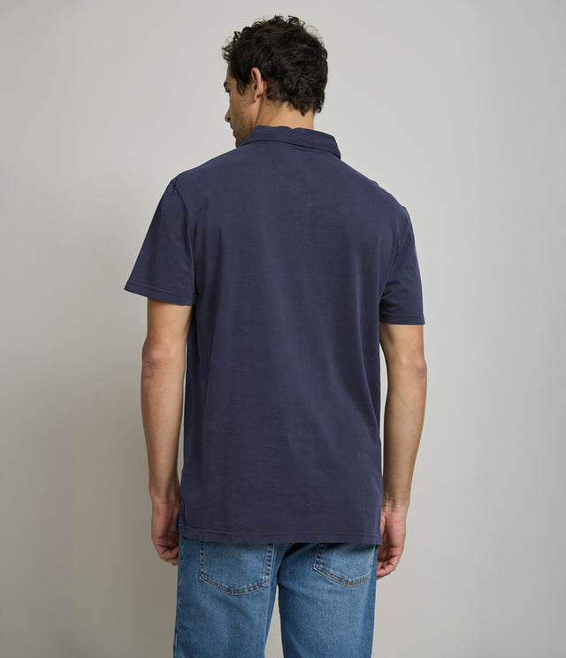 Polera Hombre 100% Algodón Nelly Azul Marino