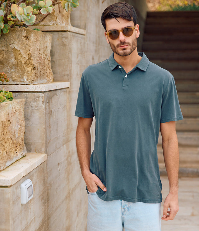 Polera Hombre 100% Algodón Nelly Verde