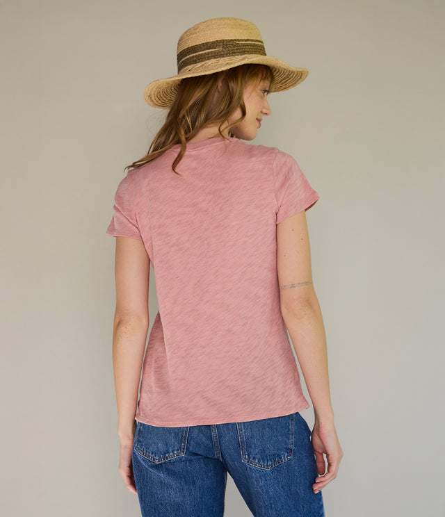 Polera Mujer 100% Algodón Steff Rosa