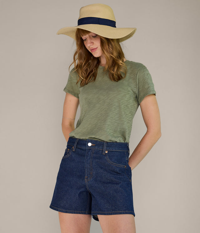 Polera Mujer 100% Algodón Steff Verde