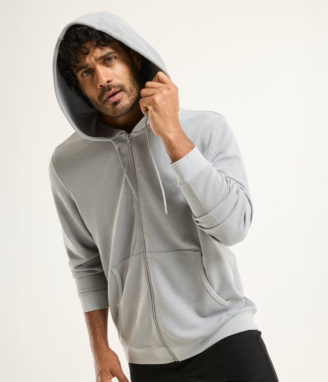 Polerón Hombre Shell Gris Claro