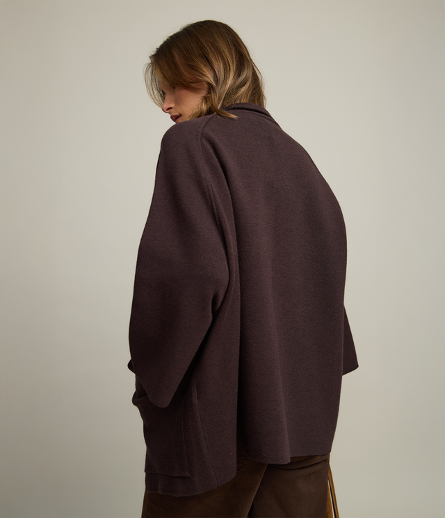 Chaqueta Mujer 100% Algodón Otavia Café Chocolate