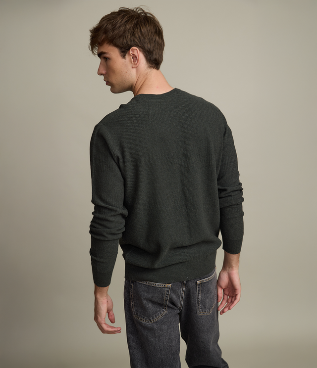 Sweater Hombre 100% Algodón Acra Verde Oscuro