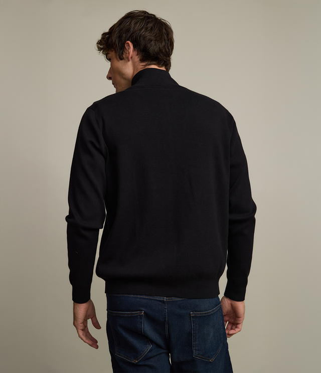 Sweater Hombre Tokio Full Zipper Negro