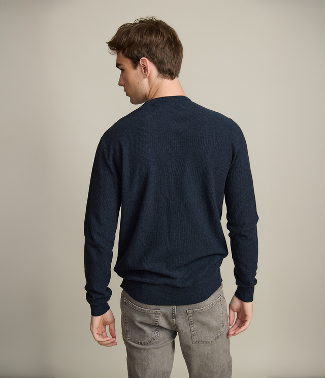 Sweater Hombre 100% Algodón Acra Azul Marino