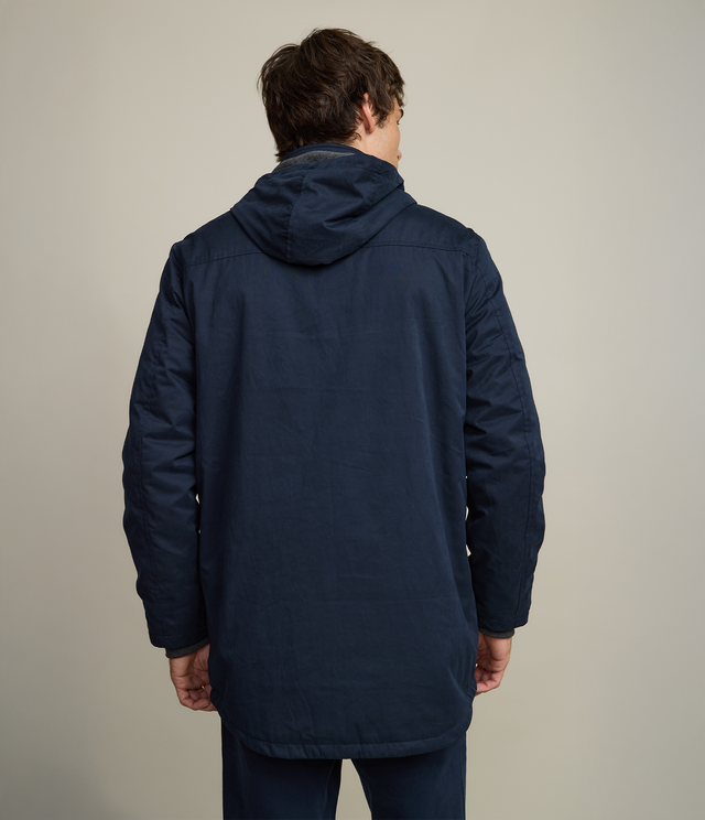 Chaqueta Hombre Impermeable Azul