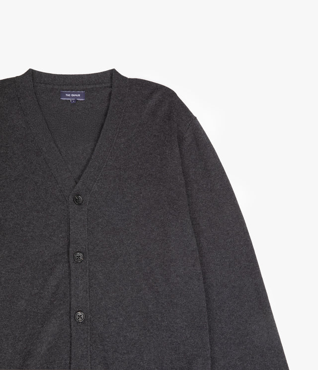 Cardigan Hombre Algodón Merino Balmai Gris Marengo