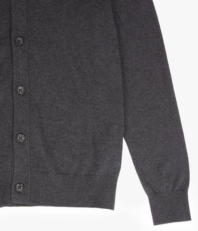 Cardigan Hombre Algodón Merino Balmai Gris Marengo