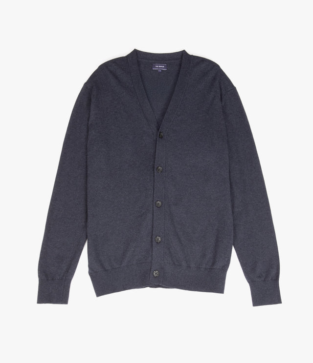 Cardigan Hombre Algodón Merino Balmai Azul Marino