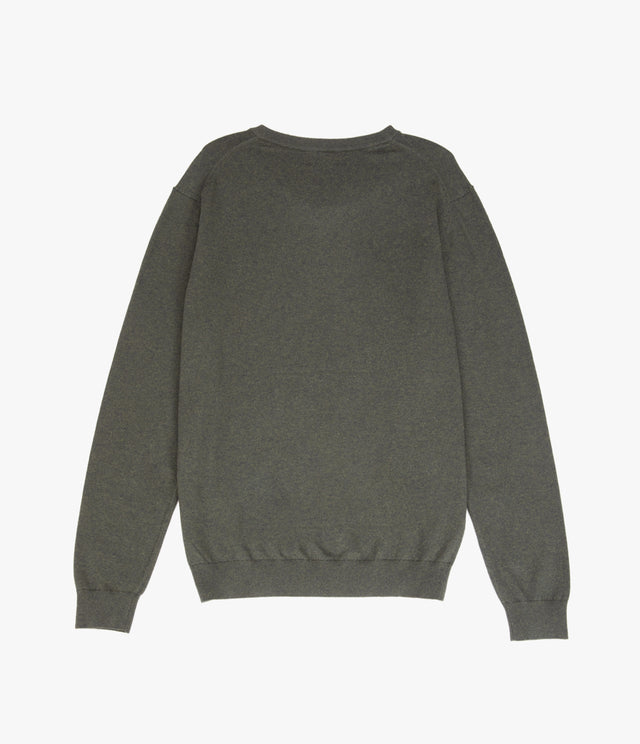 Sweater Hombre Algodón Merino Daloa Verde Oscuro