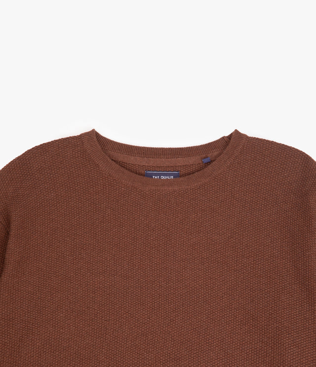 Sweater Hombre 100% Algodón Acra Terracota