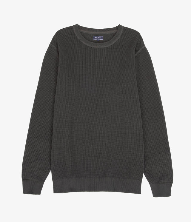 Sweater Hombre 100% algodón Waffle Verde