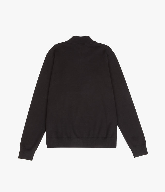 Sweater Hombre Tokio Half Zipper Negro