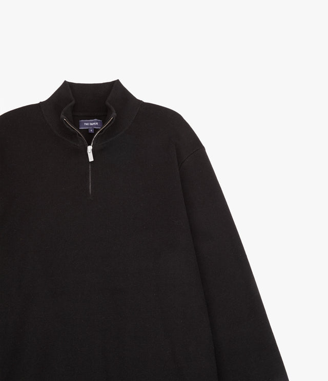 Sweater Hombre Tokio Half Zipper Negro