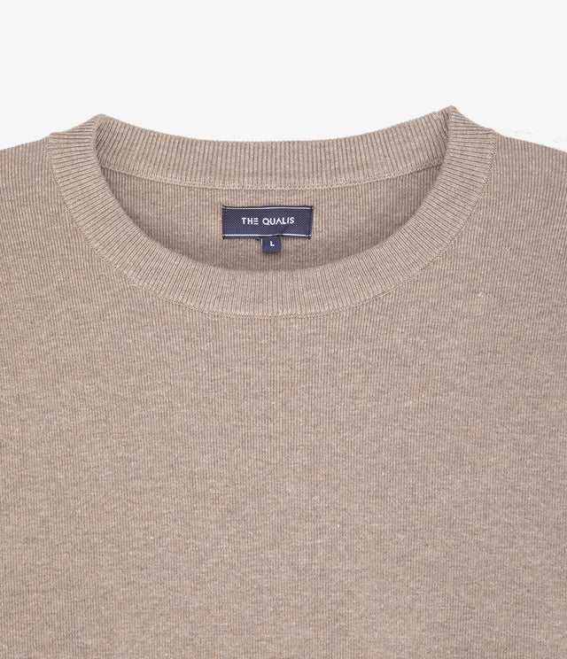 Sweater Hombre Tokio Cuello Redondo Beige