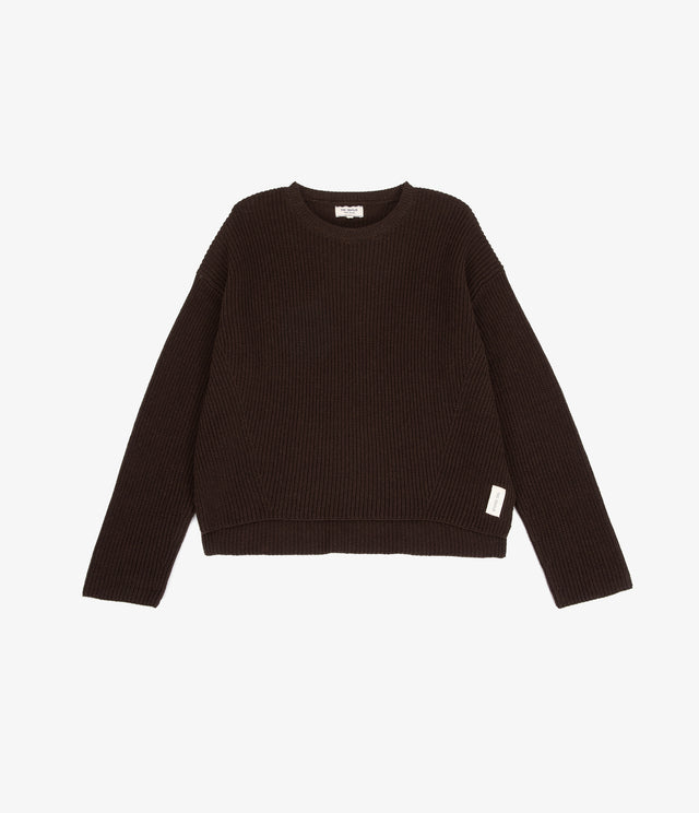 Sweater Mujer 100% Algodón Marta Café Chocolate