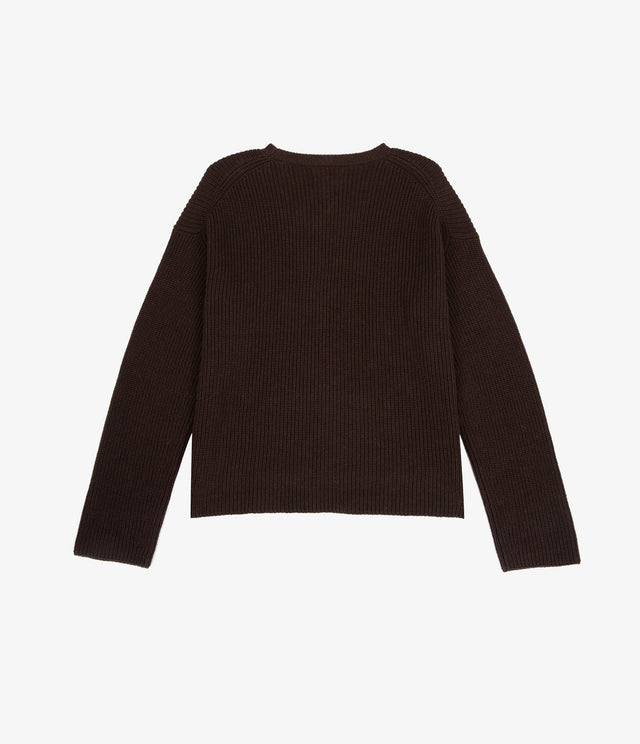 Sweater Mujer 100% Algodón Marta Café Chocolate