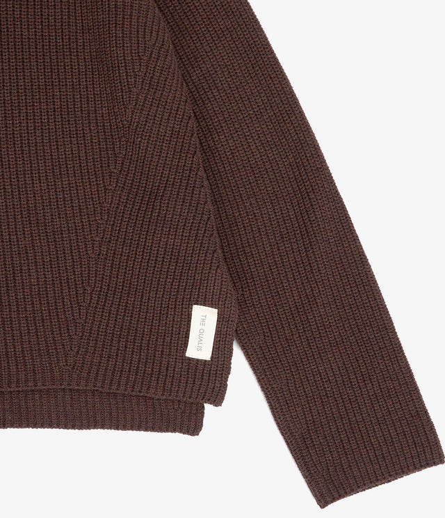 Sweater Mujer 100% Algodón Marta Café Rojizo