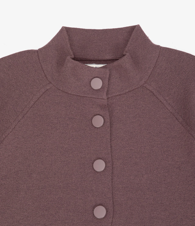 Chaqueta Mujer 100% Algodón Otavia Morado Melage