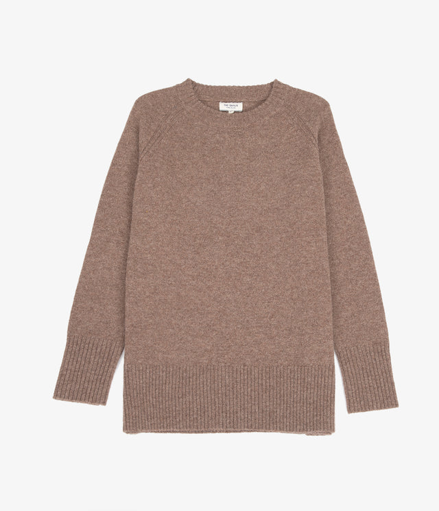 Sweater Mujer 100% Lana Anna Café