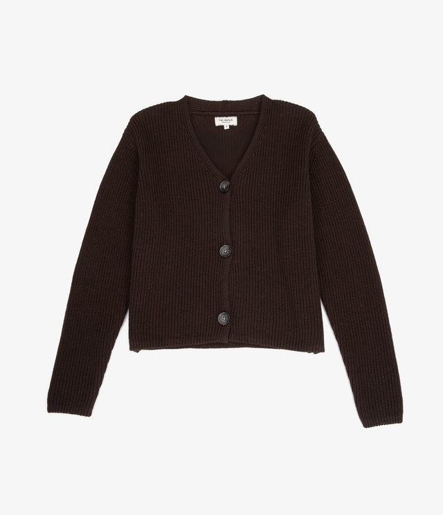 Cárdigan Mujer 100% Algodón Cala Café Chocolate