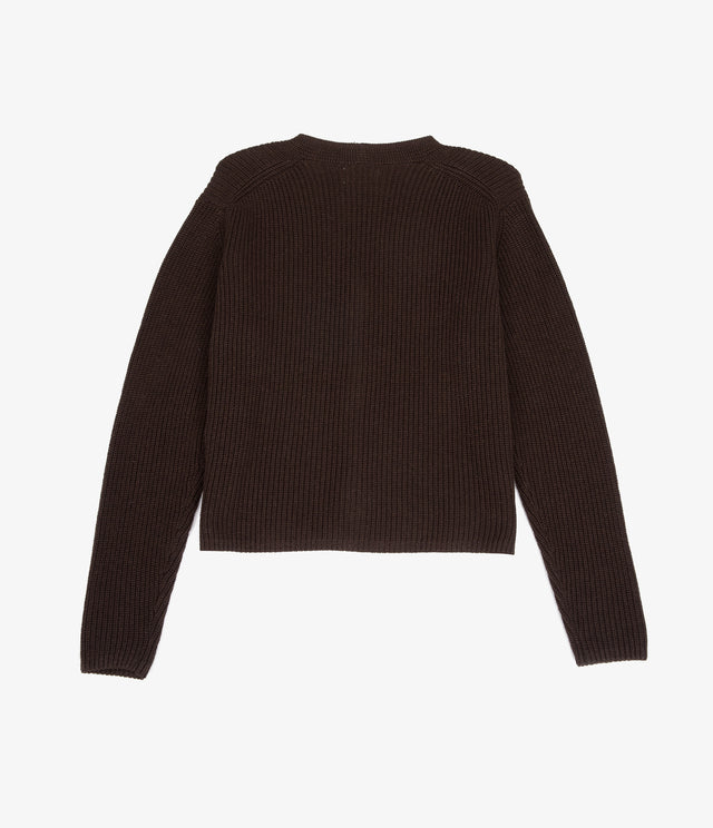 Cárdigan Mujer 100% Algodón Cala Café Chocolate