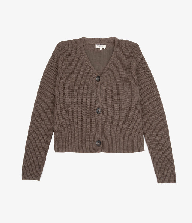 Cárdigan Mujer 100% Algodón Marta Café Claro