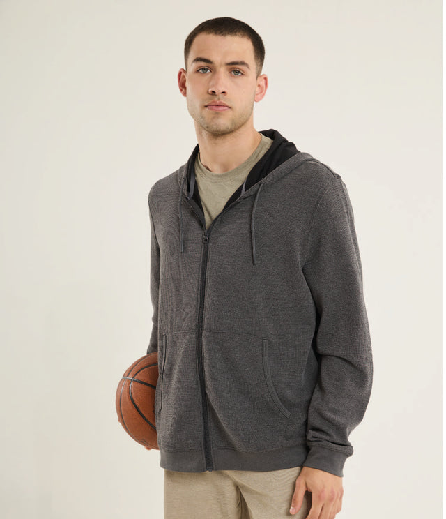 Polerón Hombre Shell Gris Petróleo