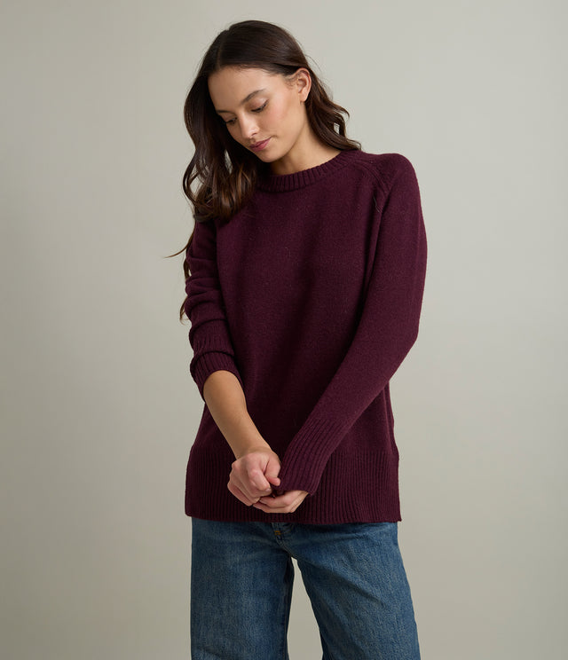 Sweater Mujer 100% Lana Anna Burdeo