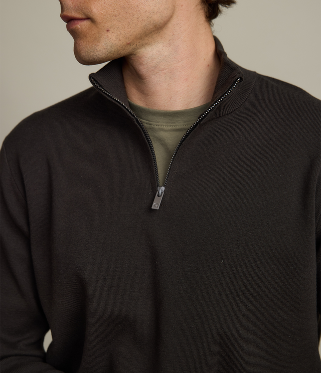 Sweater Hombre Tokio Half Zipper Verde