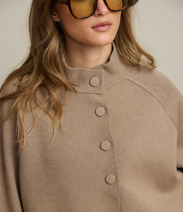 Chaqueta Mujer 100% Algodón Otavia Beige