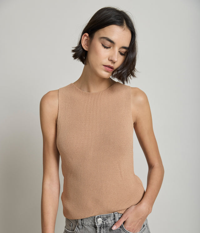 Top Mujer Stella Caramelo