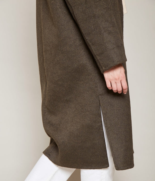 Abrigo Julia Verde Musgo - Abrigo Mujer