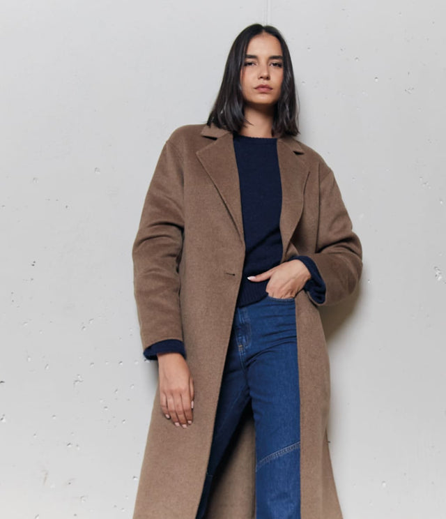 Abrigo Julia Café - Abrigo Mujer