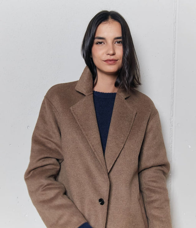 Abrigo Julia Café - Abrigo Mujer