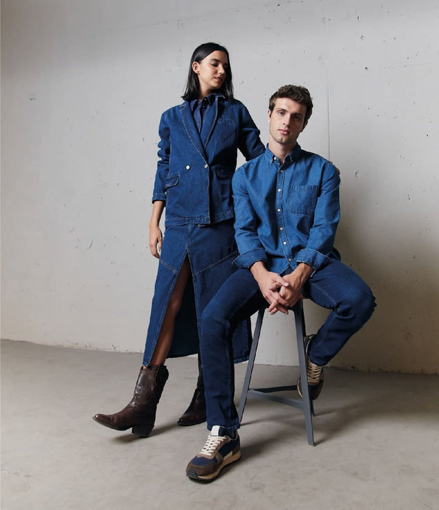 Blazer Denim - Sweater Mujer