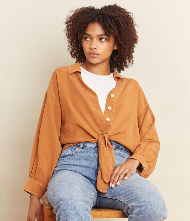 Blusa Jomara Terracota - Blusa