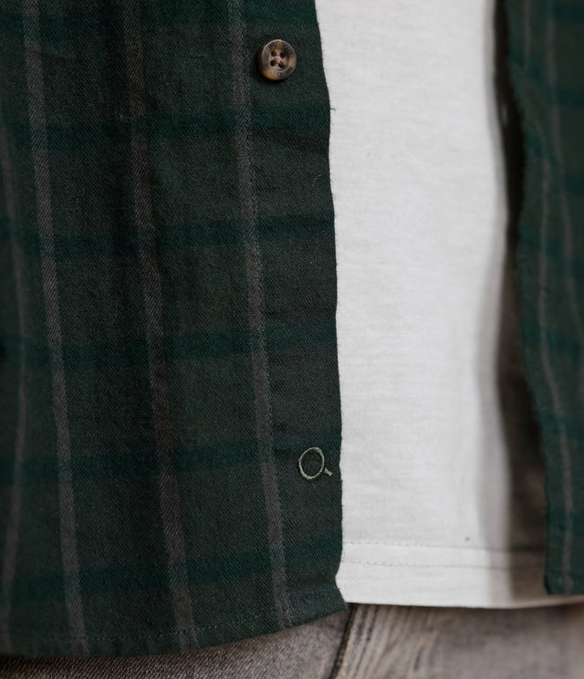 Camisa Franela Delgada Verde - Camisa