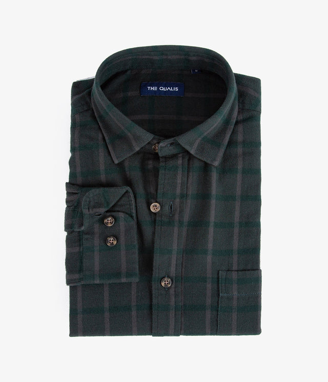 Camisa Franela Delgada Verde - Camisa